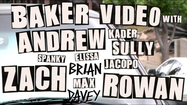 BAKER VIDEO WITH, ANDREW ZACH and ROWAN￼